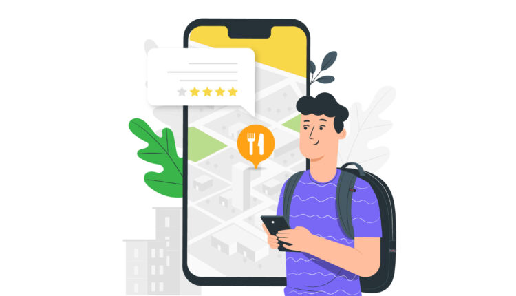 نوشتن نظر روی نقشه بلد