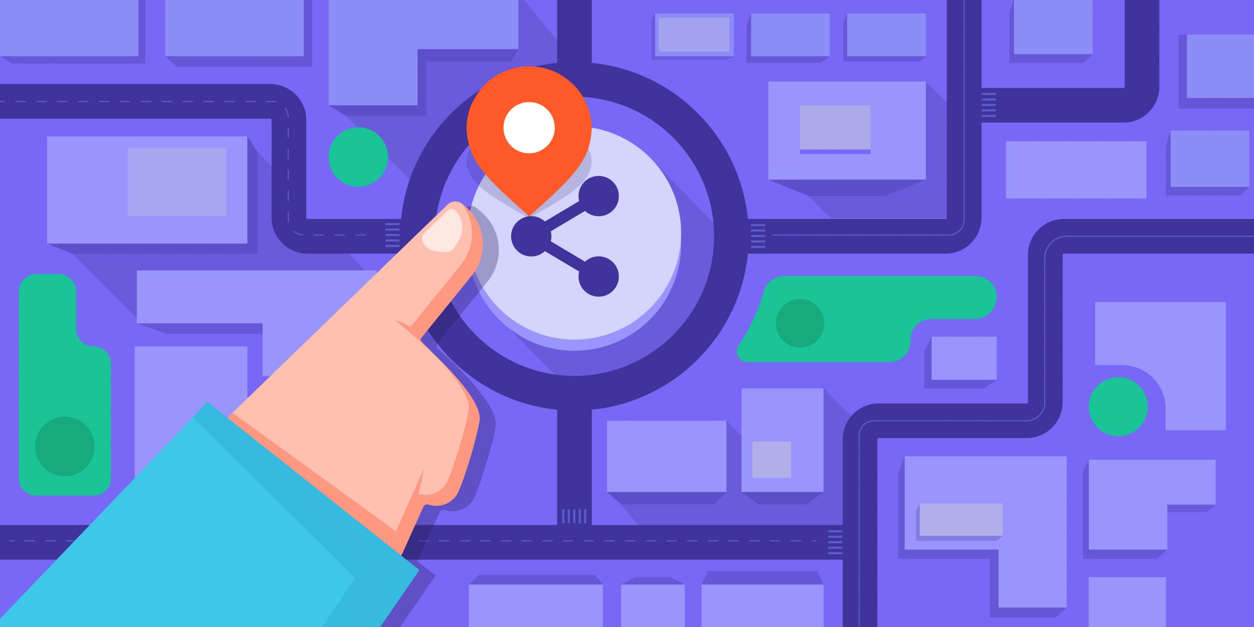 چگونه لوکیشن بفرستیم