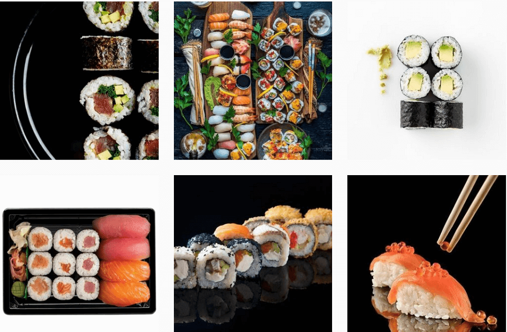 سوشی در تهران در رستوران آووکادو