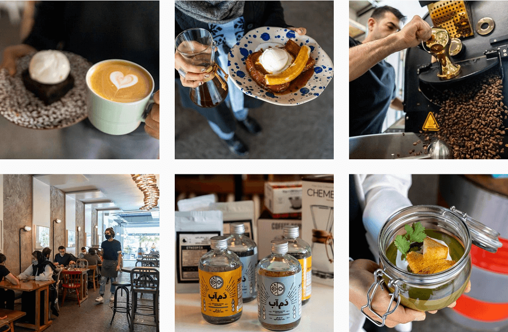 کافه برای تولد روبرتو