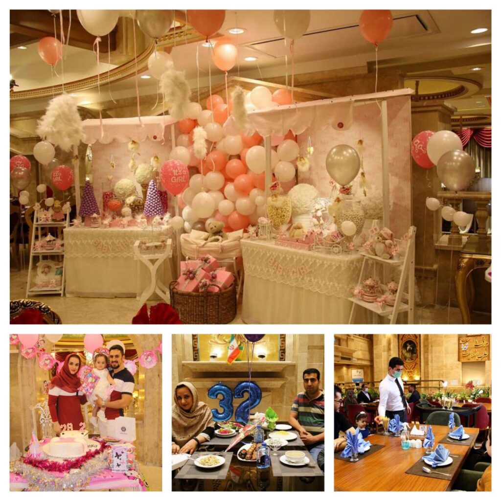 رستوران چهار طبقه 133 برای تولد