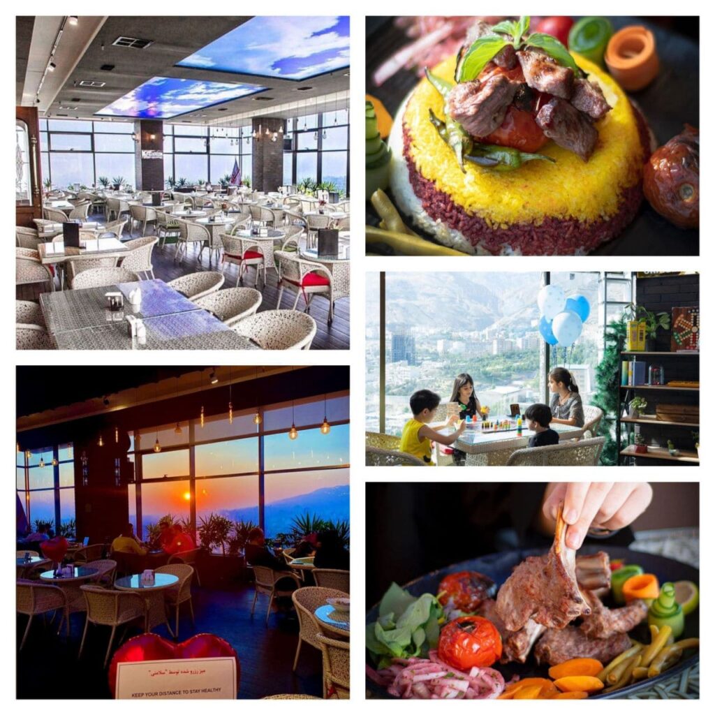 رستوران ارکیده در اقدسیه تهران با چشماندازی دلپذیر