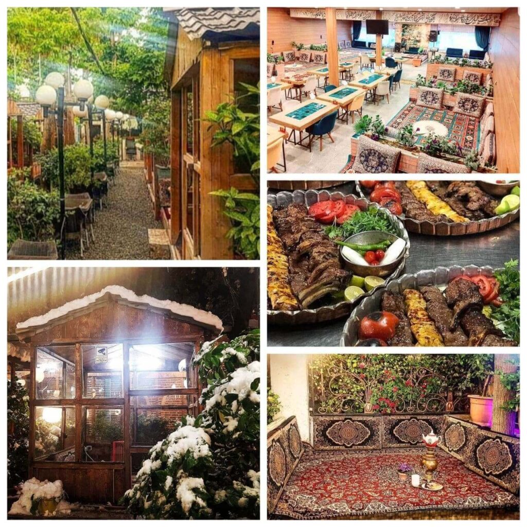 بهترین باغ رستوران تهران