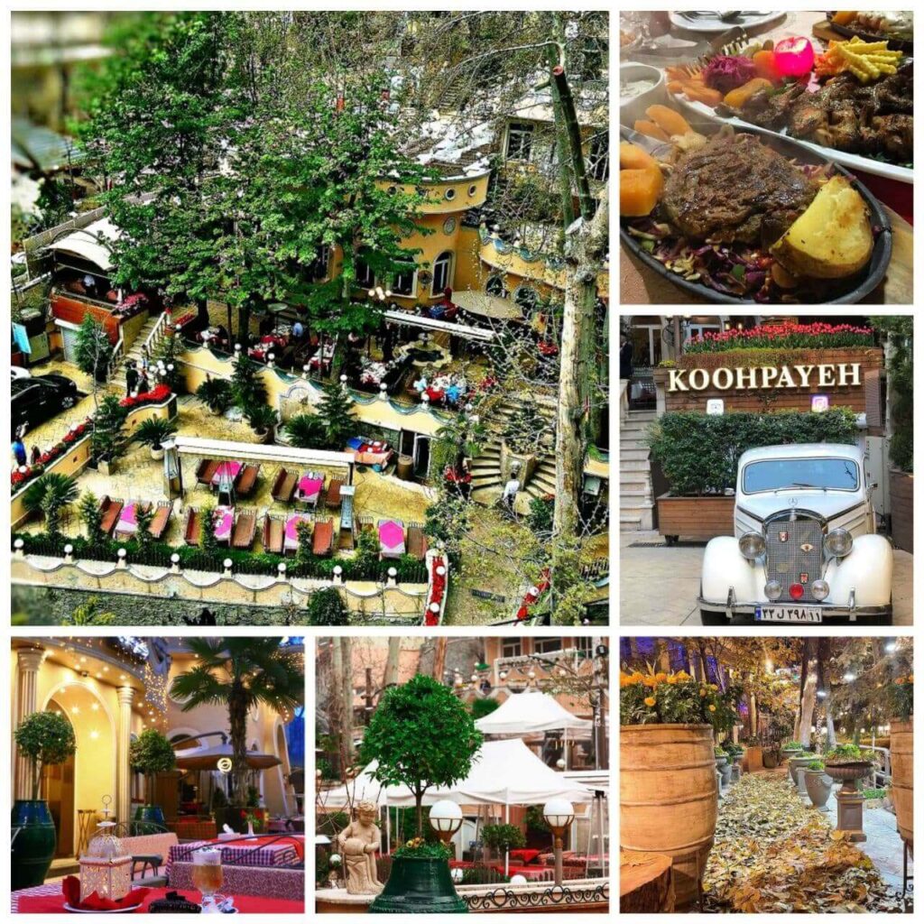 رستوران طبقاطی کوهپایه در لیست بهترین باغ رستوران‌های تهران