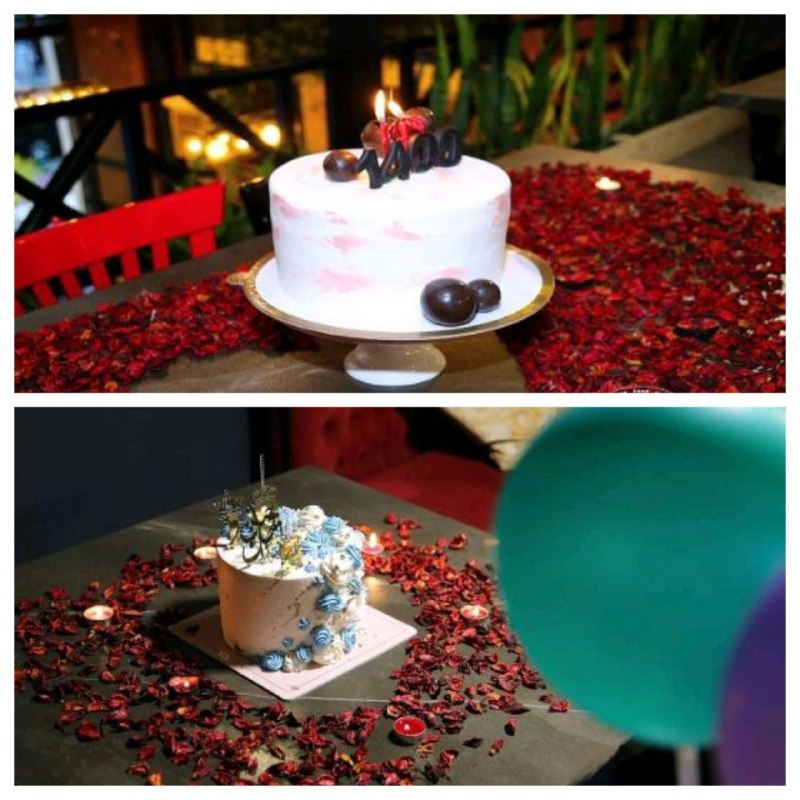 کیک مناسبتی در کافه النزه