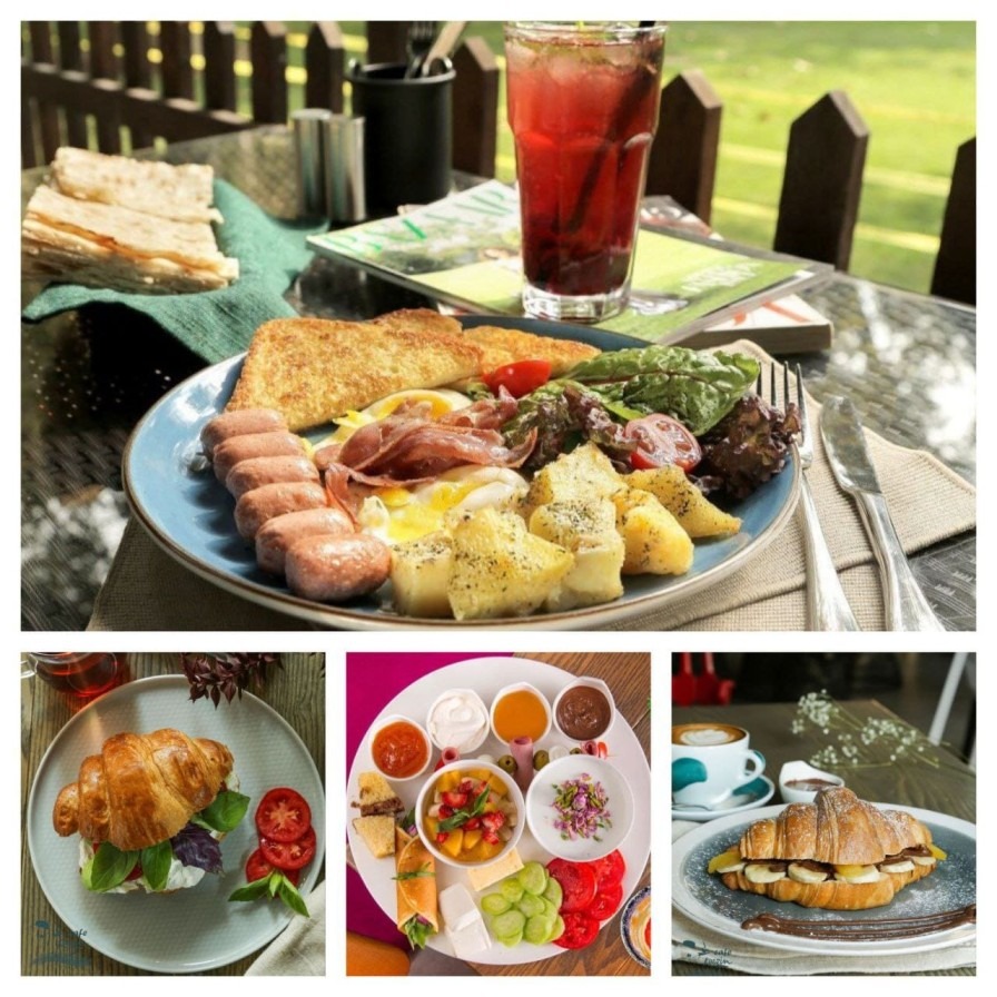 صبحانه در فضای باز کافه کارزین