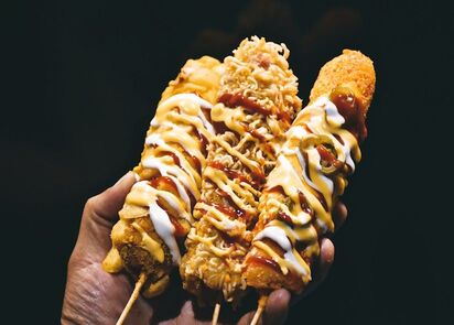 هات داگهای کمپ مزه