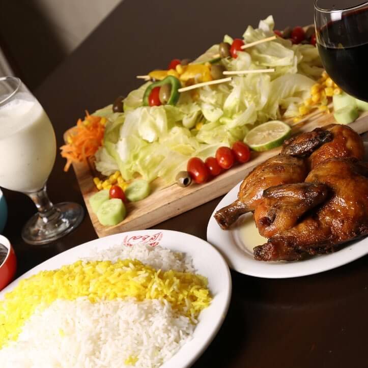 چلو و اکبر جوجه رستوران مرکز شهر