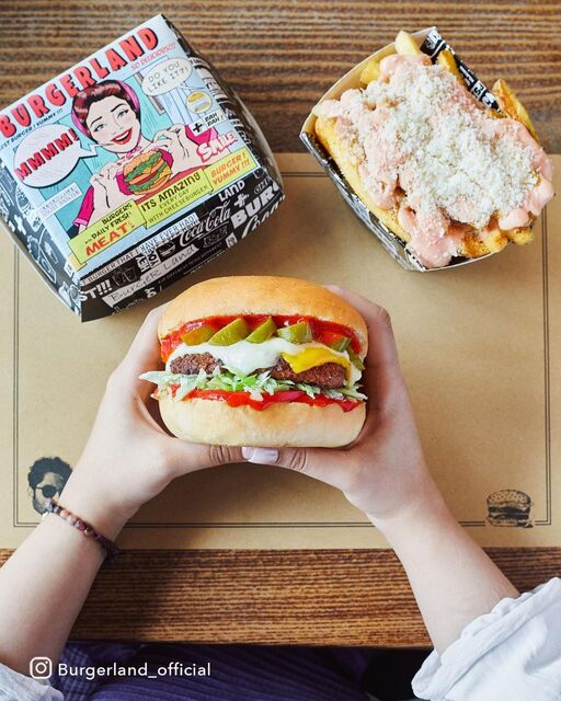 برگرهای متنوع در فست فود برگرلند اندرزگو