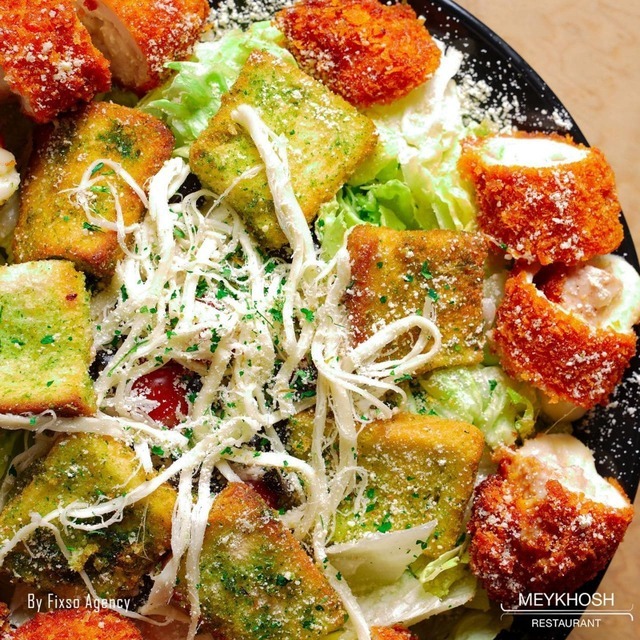 سالادهای متنوع در منوی فست فود میخوش