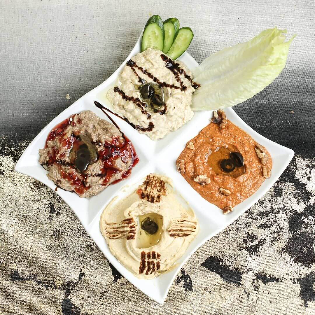 پیش غذاهای عربی رستوران هترا در تهران