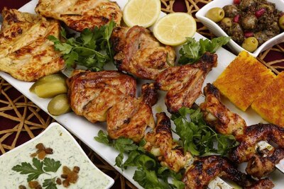 جوجه کباب رستوران مسلم در بازار تهران