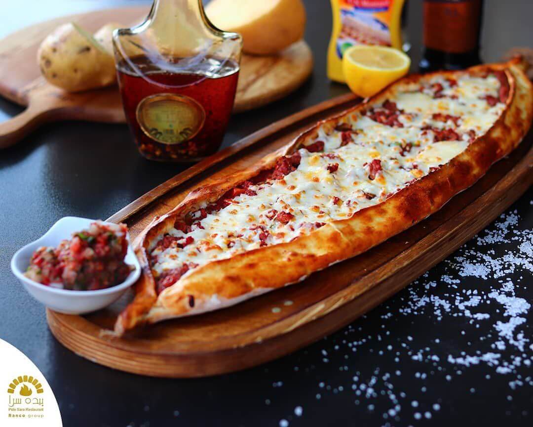 منوی متنع پیده‌های ترکی در رستوران ترکی پیده سرا