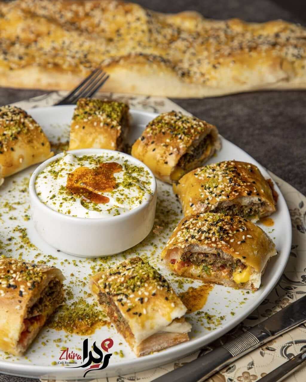 پیش‌غذاهای ترکی در رستوران ژیرا