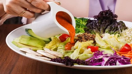 غذای رستوران گیاهی زمین شهرک غرب
