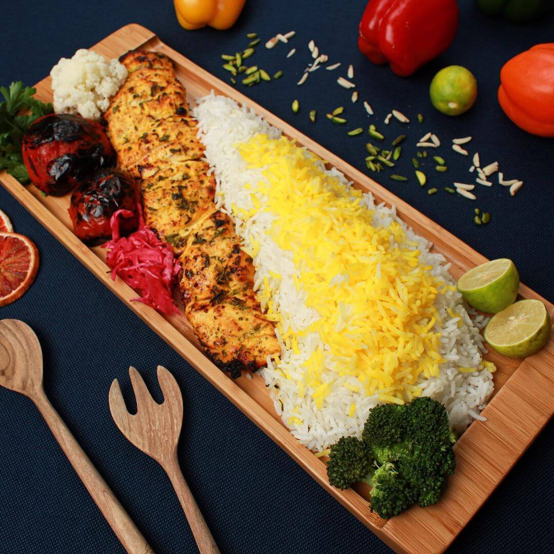 چلوجوجه کباب کترینگ سیب