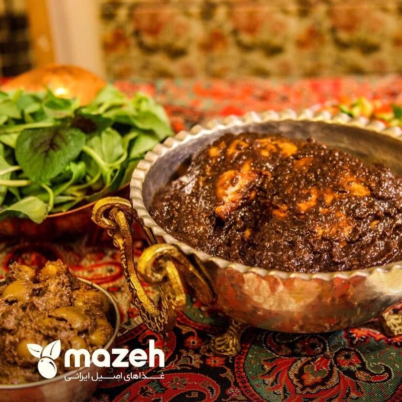 خورشت قلیه ماهی کترینگ مزه در میدان ولیعصر