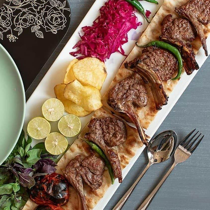 کباب دنده رستوران نایب آبشار