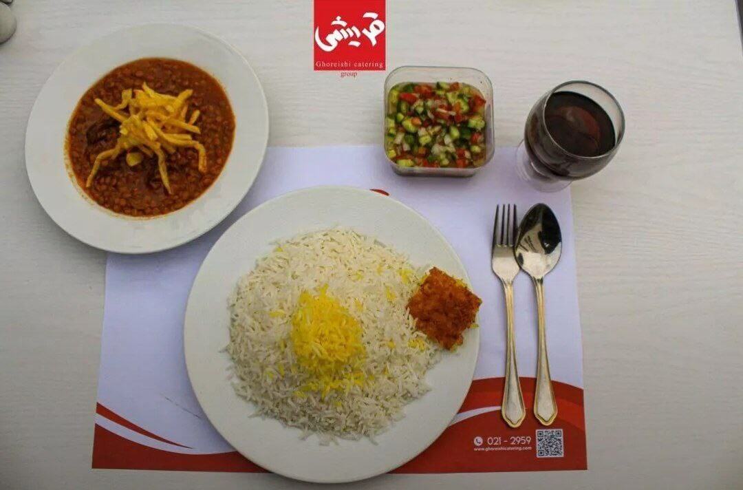 چلوخورشت قیمه رستوران قریشی، رستوران ایران مال
