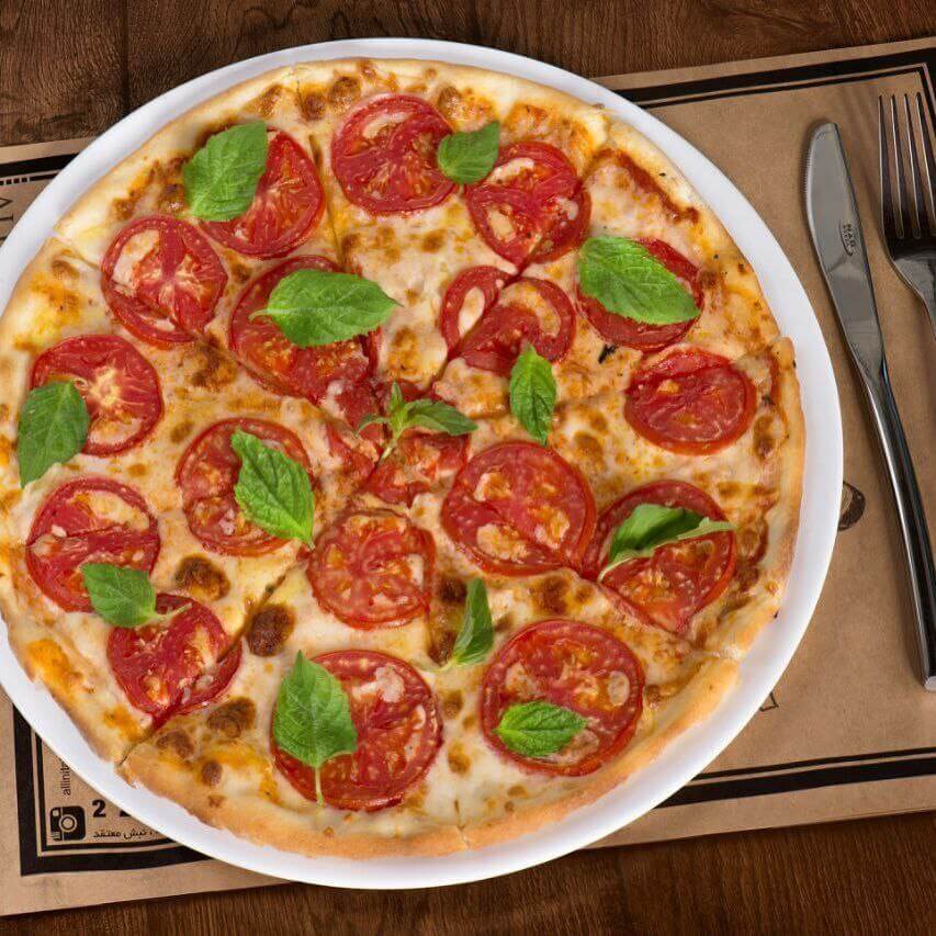 پیتزا مارگاریتا رستوران آلین پاسداران