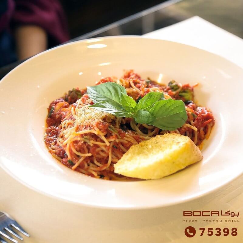 پاستا بلونیز رستوران ایتالیایی بوکا ذ