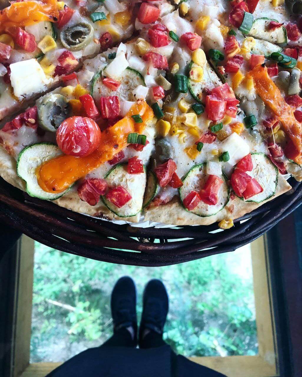 پیتزا رستوران طبیعت vip