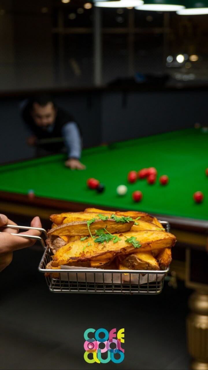 سیب زمینی تنوری کافه کلاب