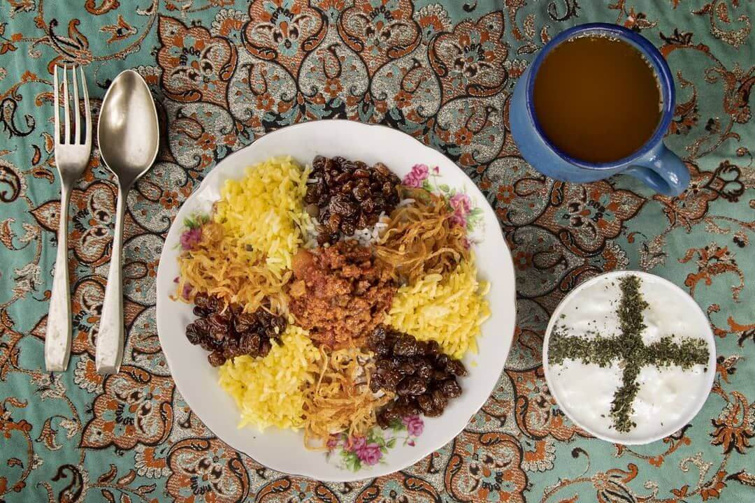 عدس پلو زودپز، کترینگ صادقیه تهران