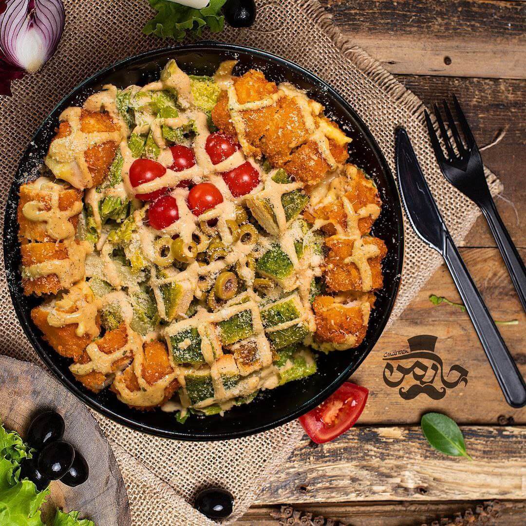 سالاد سزار فست‌فود چارمن ستارخان
