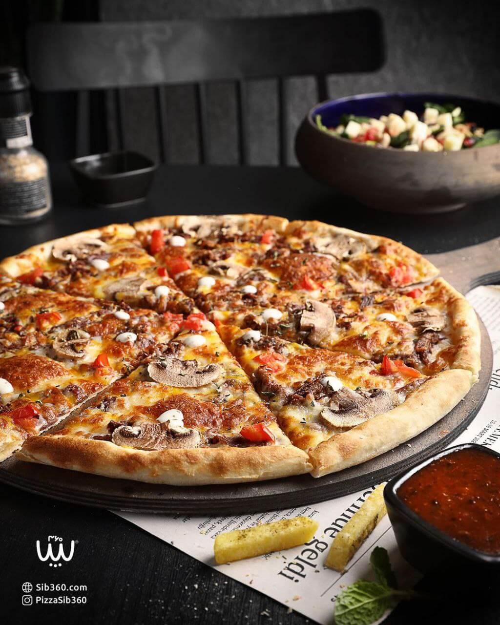 پیتزا ایتالیایی سیب360 در ستارخان