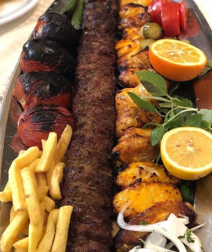 خوراک وزیری کباب‌خانه حاجی نوروز اصیل گلپایگانی