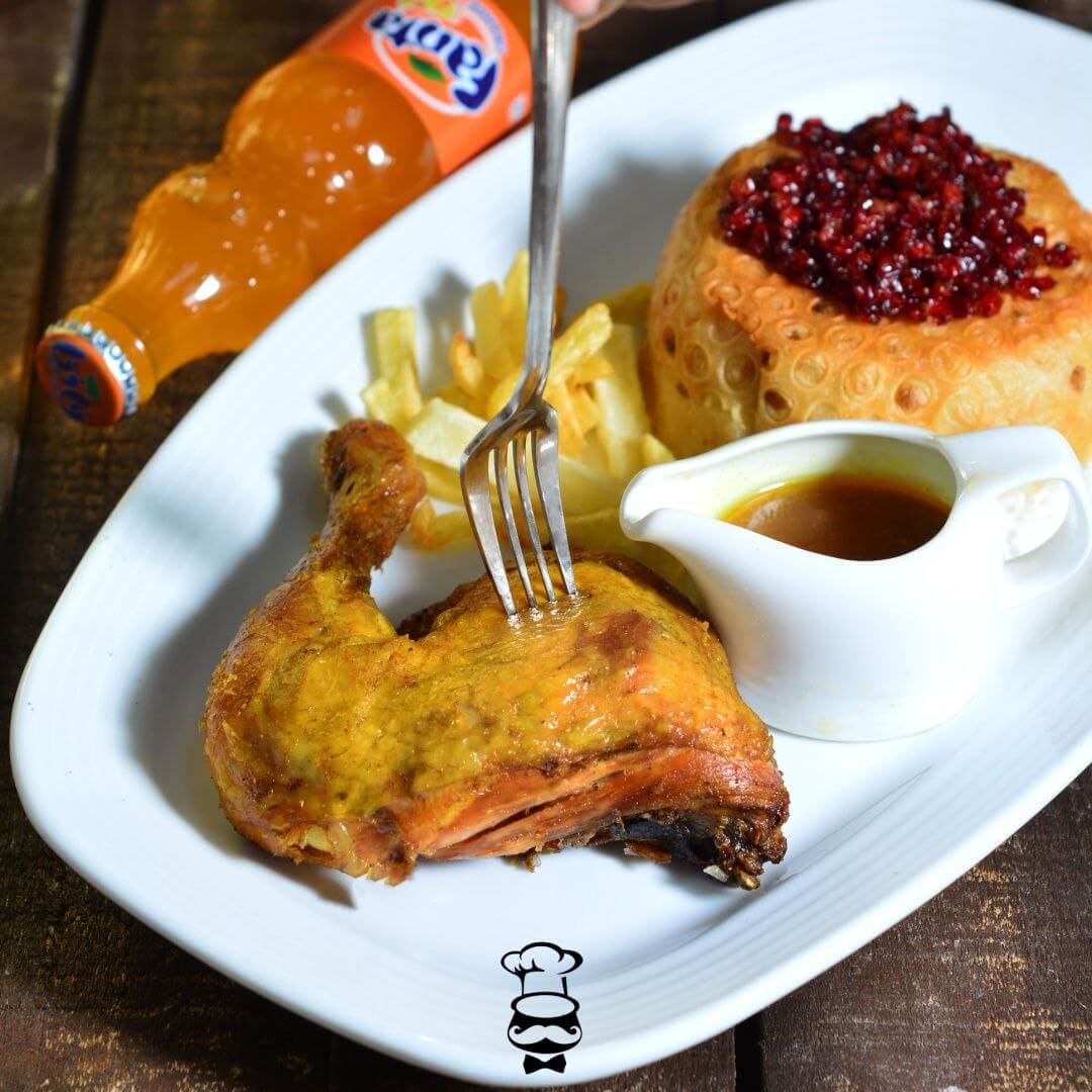 زرشک پلو با مرغ رستوران لاپلودیگی خیابان ستارخان