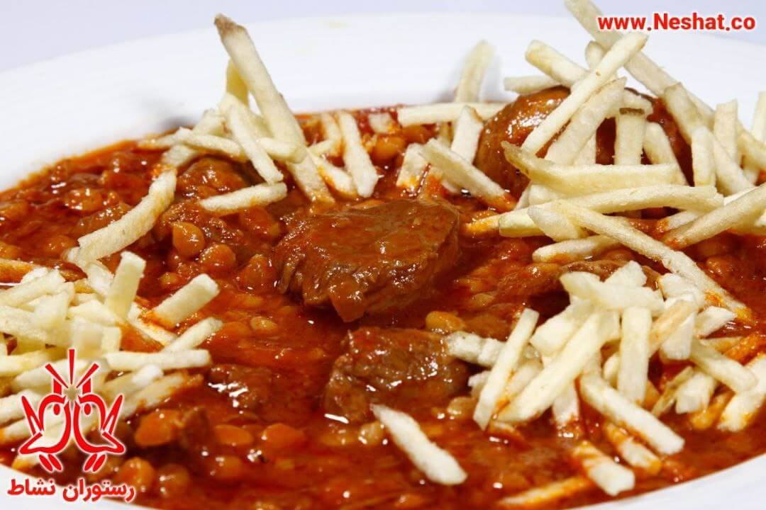 خورشت قیمه رستوران نشاط ستارخان