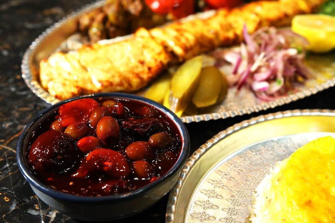 منوی ایرانی رستوران آمور