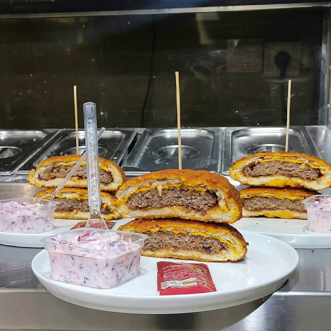 کریسپی برگر گردویی آرام