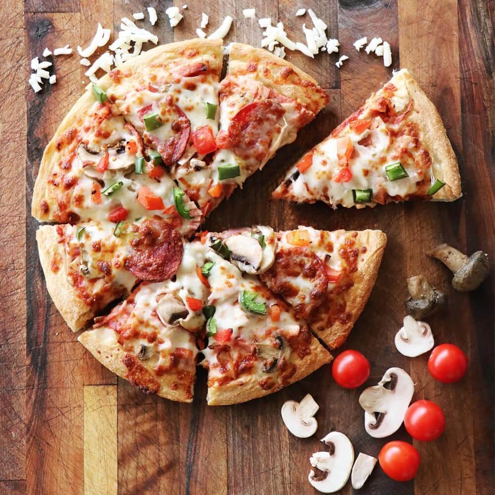 پیتزاهای آمریکایی خانه کوچک در ولنجک تهران