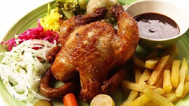 غذای رستوران اکبر جوجه مطهری