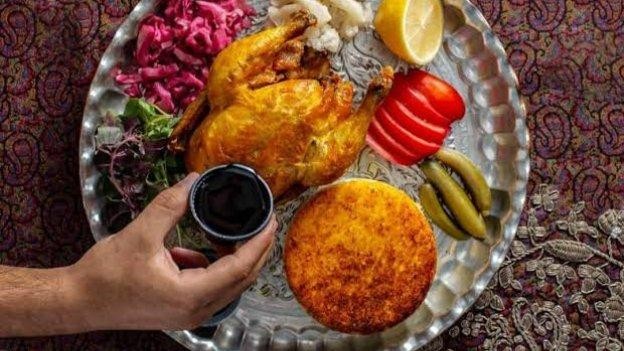غذای رستوران ایرانی خان