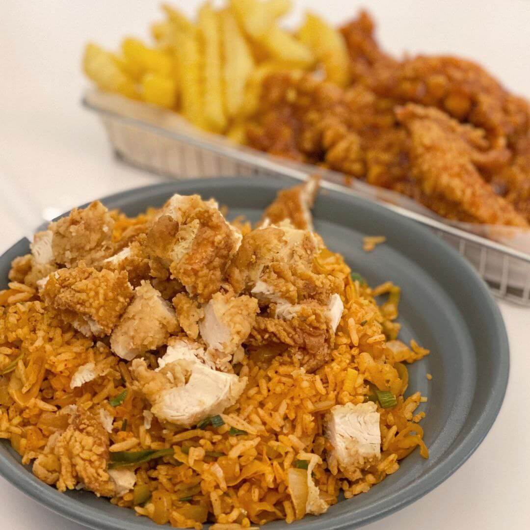 برنج میکس کیمچی با پنیر در لیز از رستوران های آ اس پ