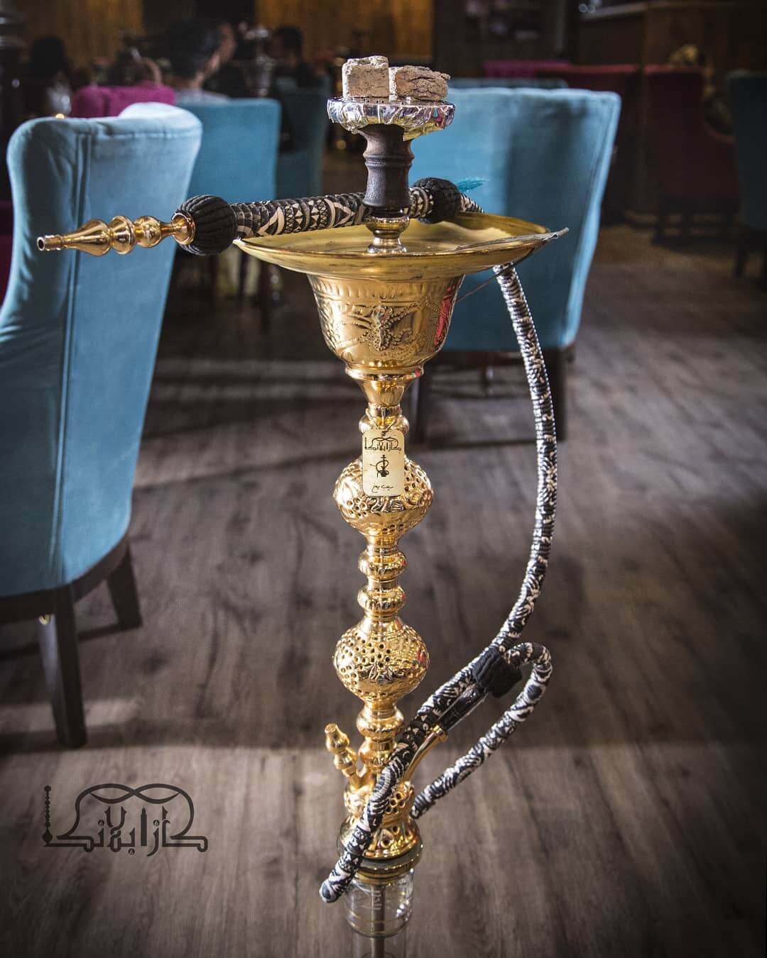 قلیانهای عربی و مصری در کافه کازابلانکا