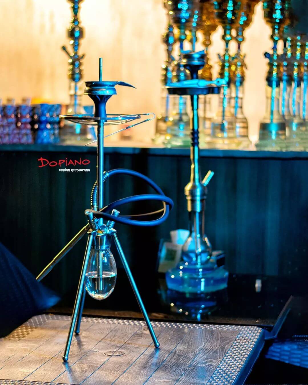 قلیانهای متفاوت در کافه دوپیانو در تهران