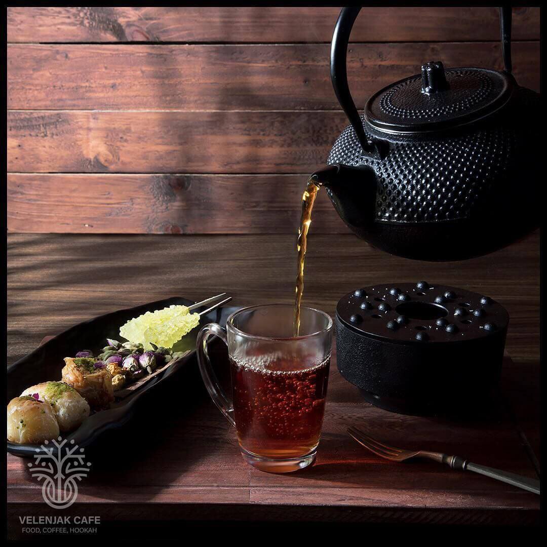 کافه باغ رستوران لوکال با منوی کامل نوشیدنیهای گرم