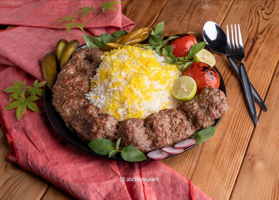 کباب کوبیده در بهترین رستوران در کن