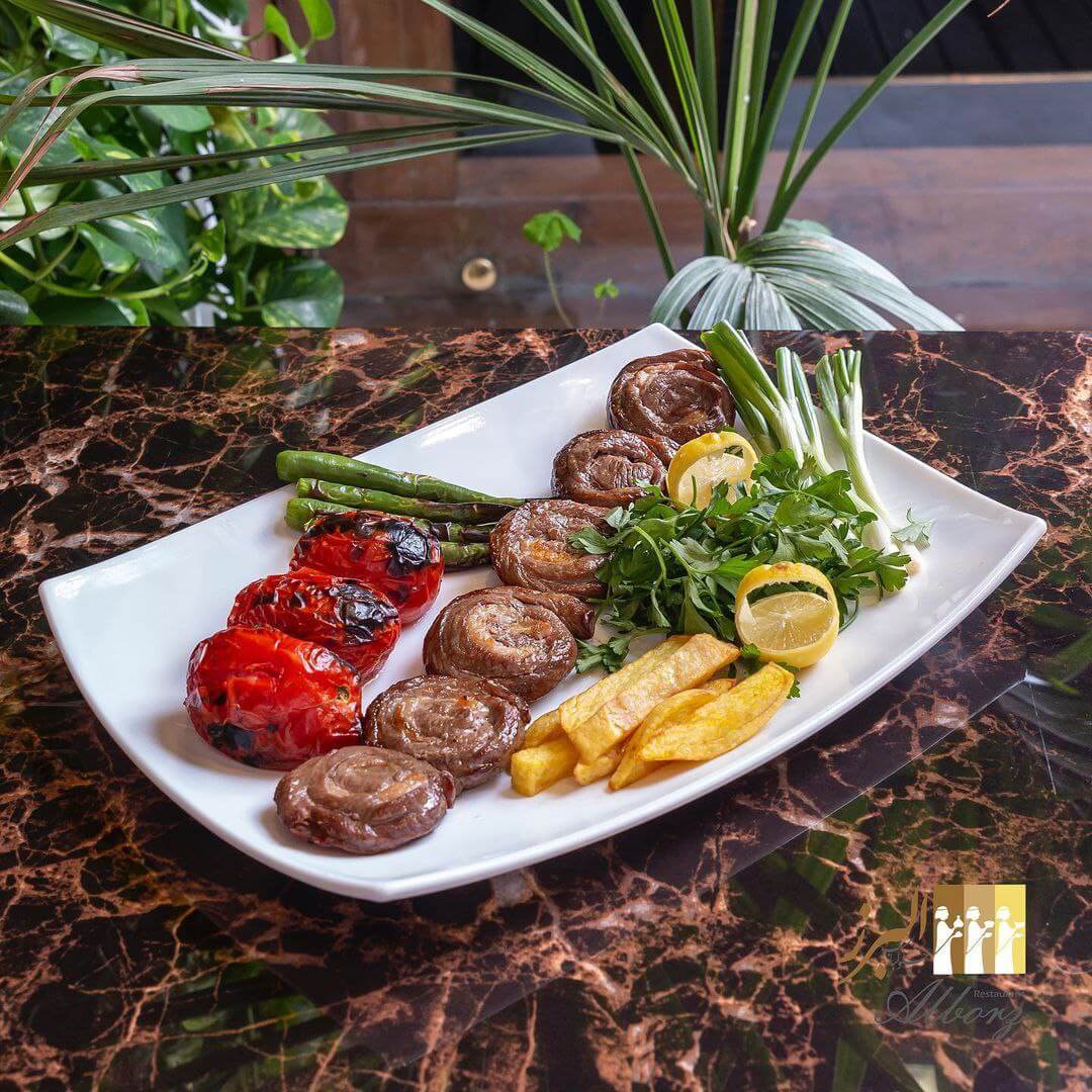 کباب رولی رستوران البرز در خیابان فرشته