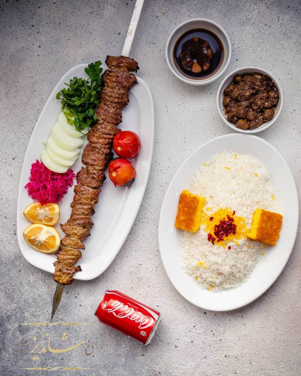 کباب کنجه رستوران شاندیز در خیابان فرشته تهران