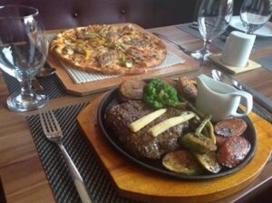 غذای رستوران ایتالیایی ژابیز