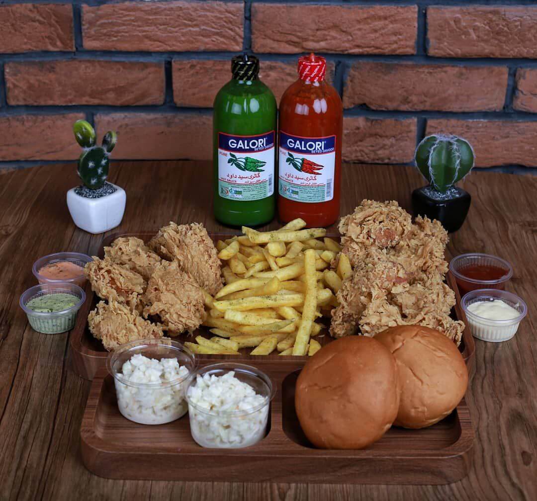 انواع سوخاری در فست فود مستر کنتاکی