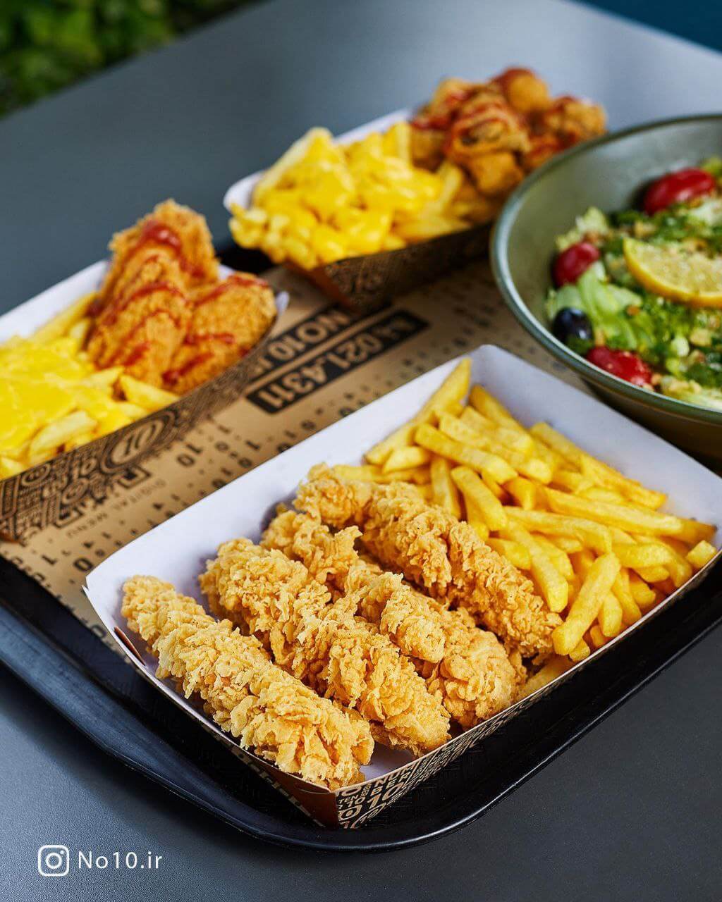 سوخاریهای فست فود نامبرتن در رسالت