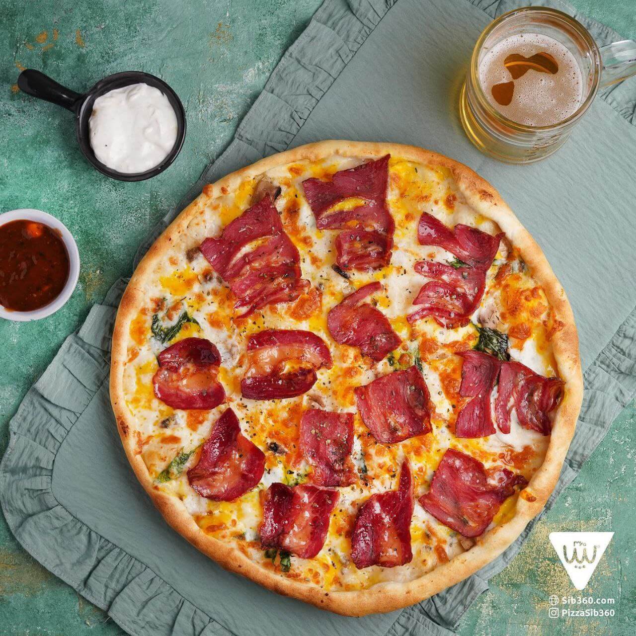 پیتزا ایتالیایی سیب 360 از فستفودهای رسالت