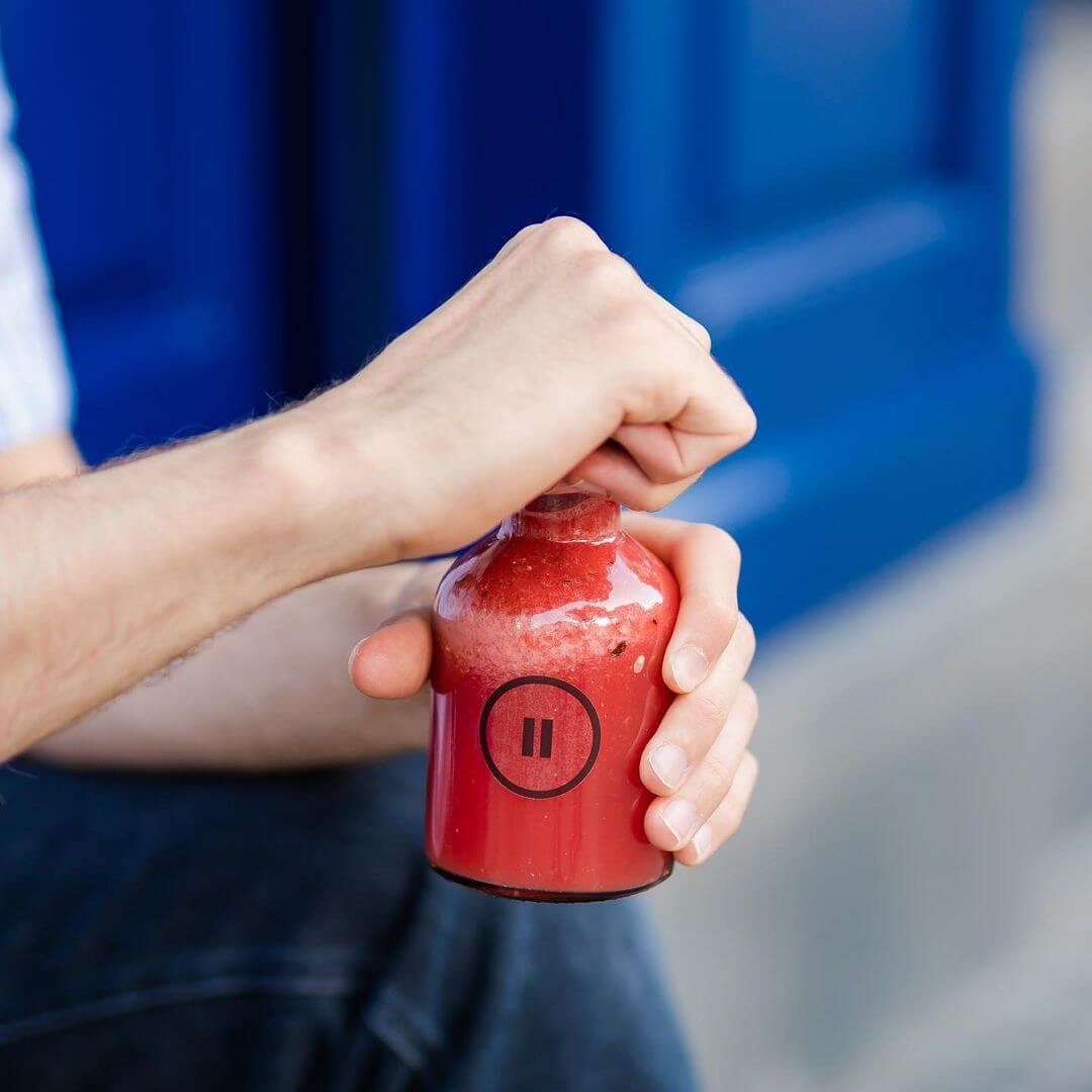 آب هندوانه بیرونبر در کافه فیشر آباد